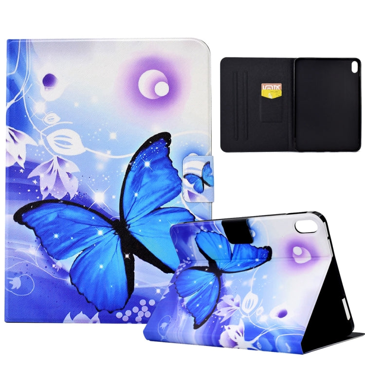 For Lenovo Tab P11 Electric Pressed TPU Smart Leather Tablet Case(Blue Butterfly) - Huawei by PMC TechLife | Online Shopping South Africa | PMC TechLife | Buy Now Pay Later Mobicred