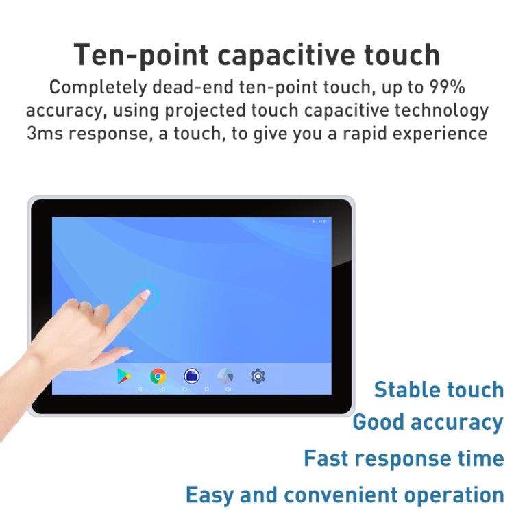 HSD1010T 10.1 inch HD IPS Display Advertising Machine Android 7.1 RK3288 2GB+16GB, Plug Type:UK Plug - free shipping - PMC Jewellery - Order now!