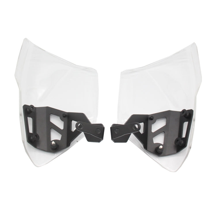 For BMW K 1600 B / K 1600 GT MO-HS005 Motorcycle Windshield Hand Guards Protectors(Transparent) - Ornamental Parts by PMC TechLife | Online Shopping South Africa | PMC TechLife | Buy Now Pay Later Mobicred