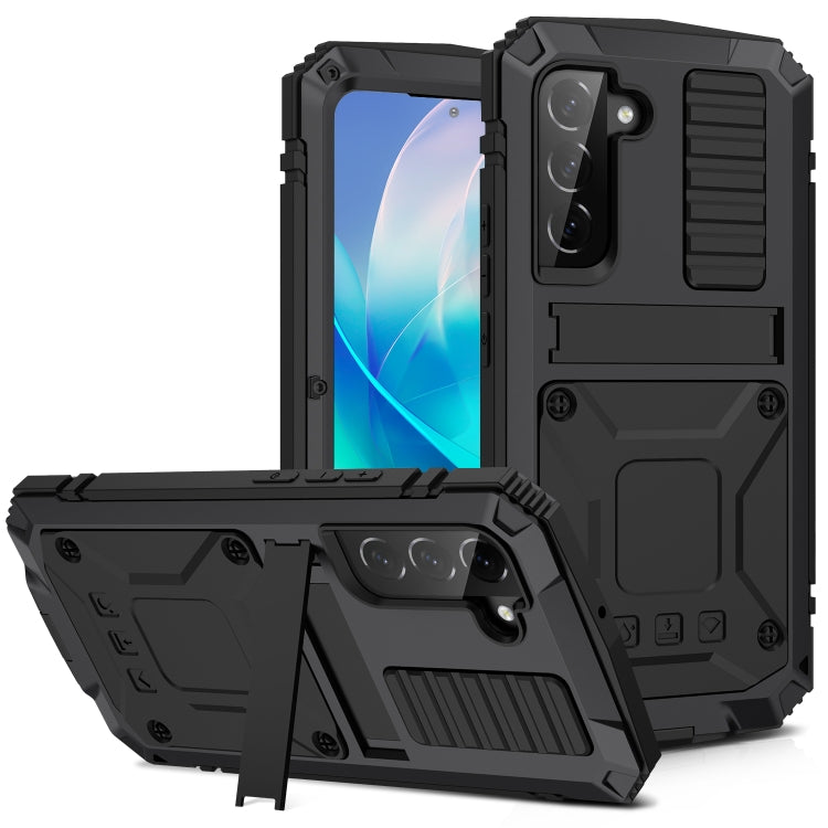 For Samsung Galaxy S23+ 5G R-JUST Life Waterproof Dustproof Shockproof Phone Case(Black) - free shipping - PMC TechLife - Order now!