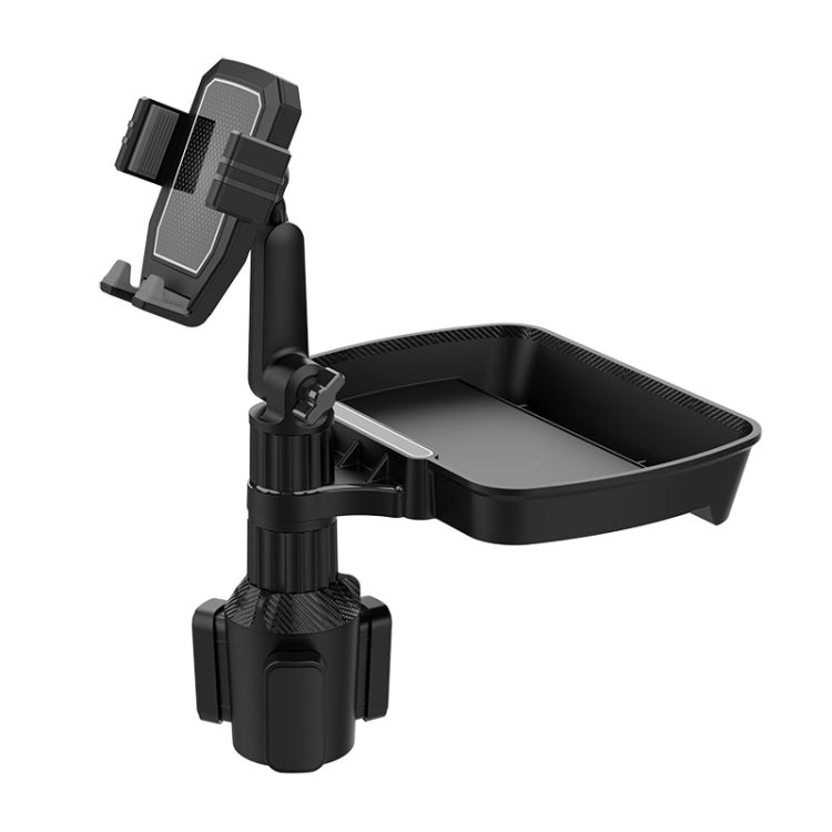 B10 Car Drink Water Cup Mobile Phone Holder 360 Degree Rotating Dinner Plate(Grey) - Car Drink Holders by PMC TechLife | Online Shopping South Africa | PMC TechLife | Buy Now Pay Later Mobicred