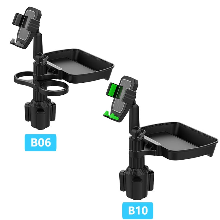 B10 Car Drink Water Cup Mobile Phone Holder 360 Degree Rotating Dinner Plate(Green) - Car Drink Holders by PMC TechLife | Online Shopping South Africa | PMC TechLife | Buy Now Pay Later Mobicred