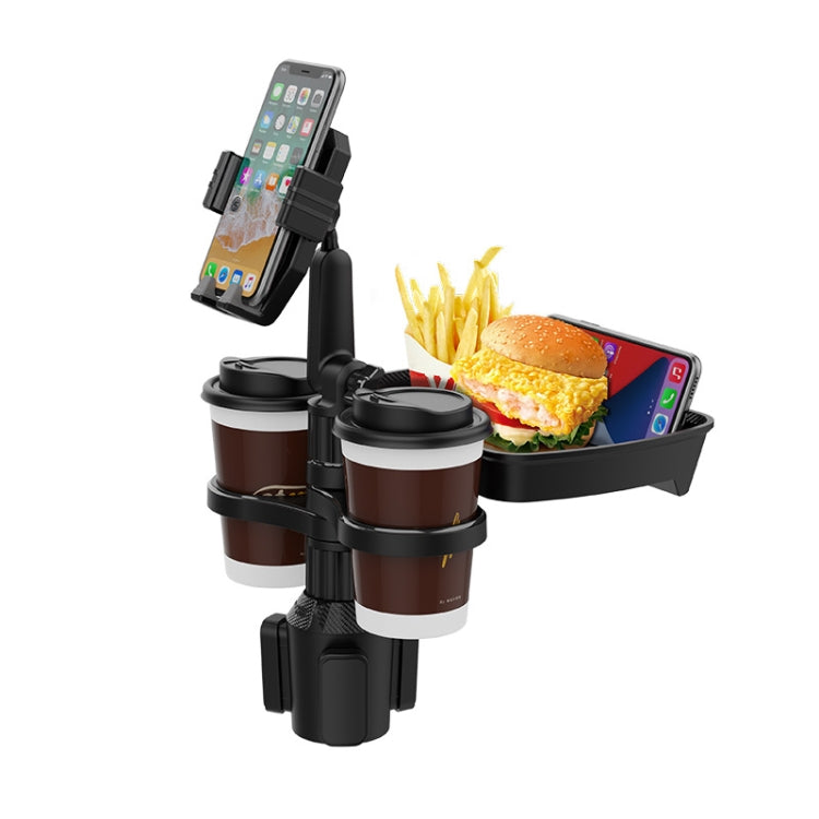 B10 Car Drink Water Cup Mobile Phone Holder 360 Degree Rotating Dinner Plate(Green) - Car Drink Holders by PMC TechLife | Online Shopping South Africa | PMC TechLife | Buy Now Pay Later Mobicred