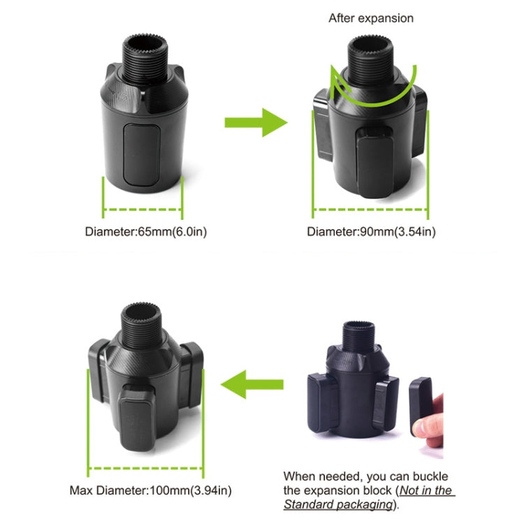 A04 Car Drink Water Cup Mobile Phone Holder(Green) - Car Drink Holders by PMC TechLife | Online Shopping South Africa | PMC TechLife | Buy Now Pay Later Mobicred