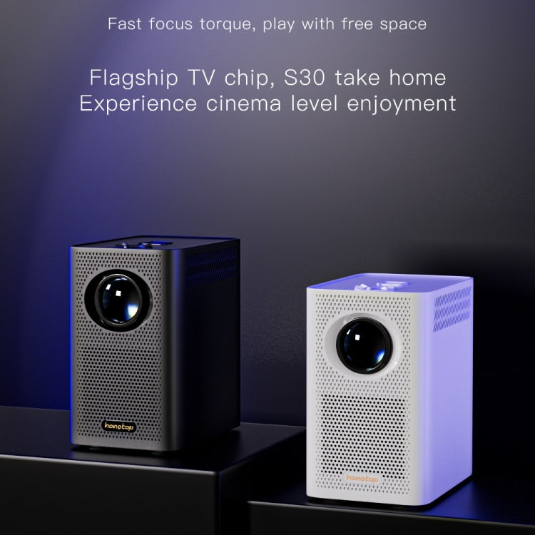 S30 Android System HD Portable WiFi Mobile Projector, Plug Type:UK Plug(White) - Mini Projector by PMC TechLife | Online Shopping South Africa | PMC TechLife | Buy Now Pay Later Mobicred
