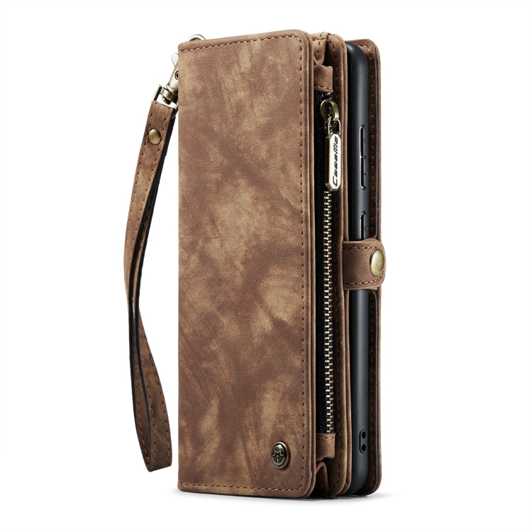 For Galaxy A71 4G CaseMe-008 Detachable Multifunctional Horizontal Flip Leather Case with Card Slot & Holder & Zipper Wallet & Photo Frame(Brown) - free shipping - PMC Jewellery - Order now!