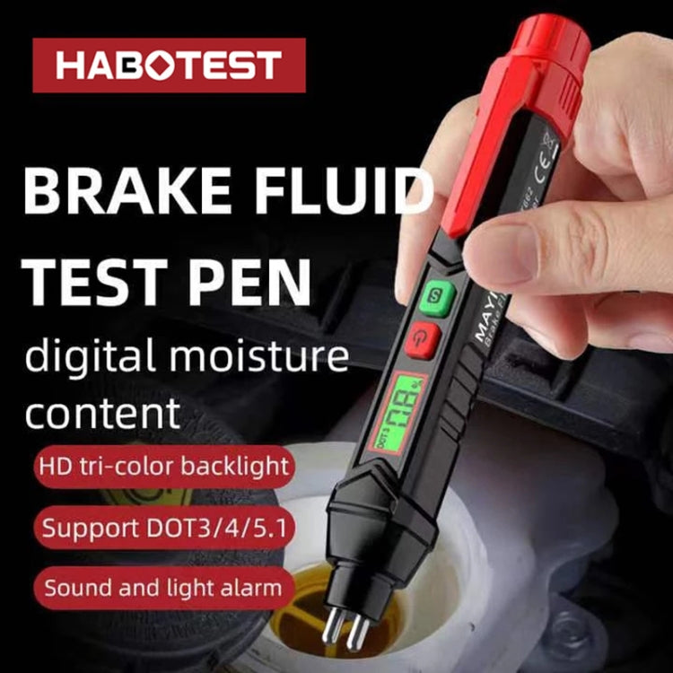 HABOTEST HT662 Car Motorcycle Brake Fluid Test Pen - Electronic Test by HABOTEST | Online Shopping South Africa | PMC TechLife | Buy Now Pay Later Mobicred