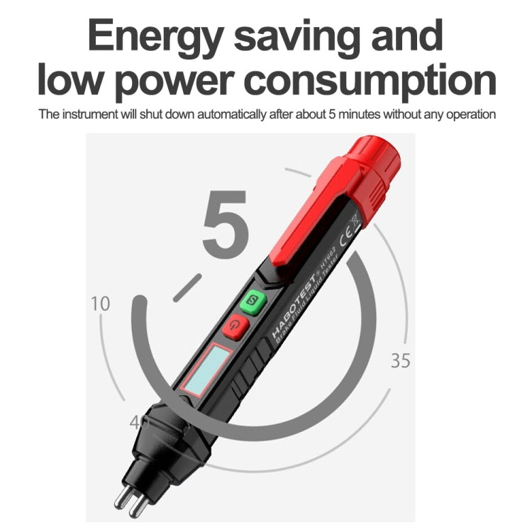 HABOTEST HT662 Car Motorcycle Brake Fluid Test Pen - Electronic Test by HABOTEST | Online Shopping South Africa | PMC TechLife | Buy Now Pay Later Mobicred
