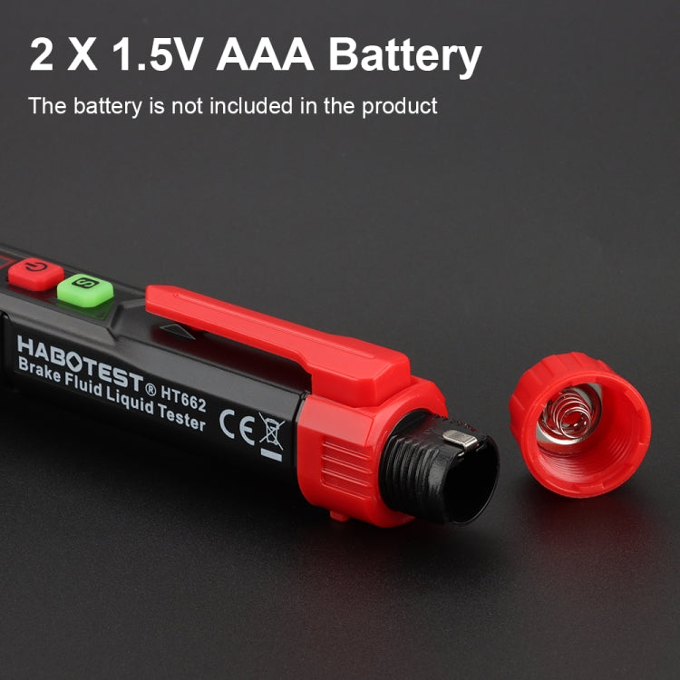 HABOTEST HT662 Car Motorcycle Brake Fluid Test Pen - Electronic Test by HABOTEST | Online Shopping South Africa | PMC TechLife | Buy Now Pay Later Mobicred