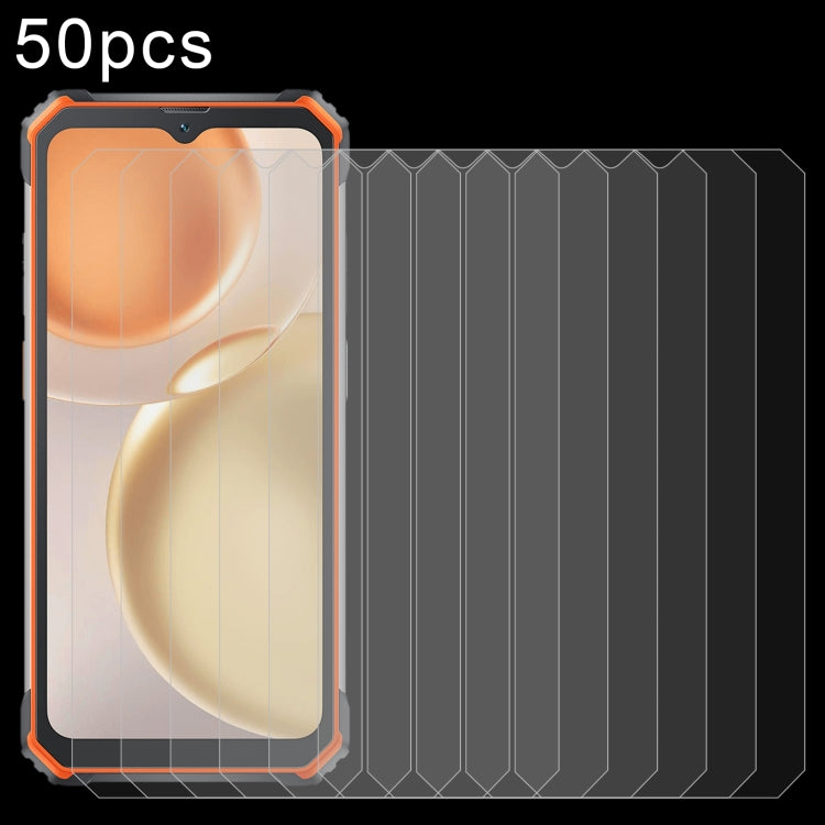 For Blackview Oscal S80 50 PCS 0.26mm 9H 2.5D Tempered Glass Film - For Blackview by PMC TechLife | Online Shopping South Africa | PMC TechLife | Buy Now Pay Later Mobicred