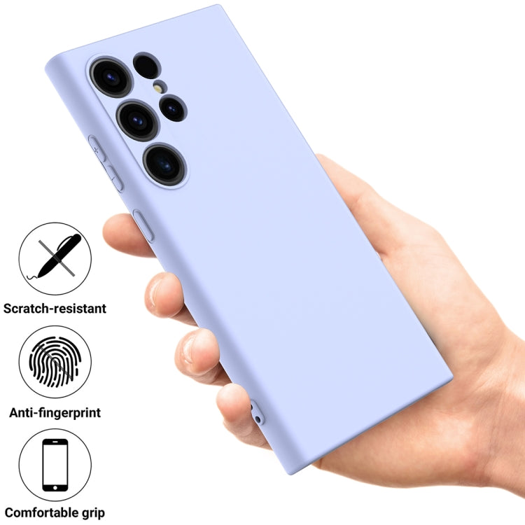 For Samsung Galaxy S24 Ultra 5G Solid Color Liquid Silicone Dropproof Full Coverage Phone Case(Purple) - free shipping - PMC TechLife - Order now!