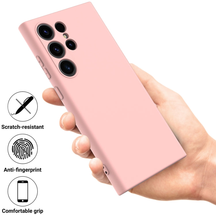 For Samsung Galaxy S24 Ultra 5G Solid Color Liquid Silicone Dropproof Full Coverage Phone Case(Pink) - free shipping - PMC TechLife - Order now!
