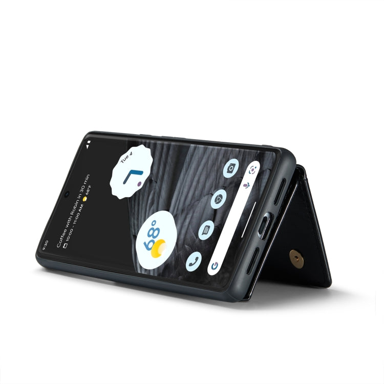 For Google Pixel 7 Pro DG.MING M3 Series Glitter Powder Card Bag Leather Case(Black) - free shipping - PMC TechLife - Order now!