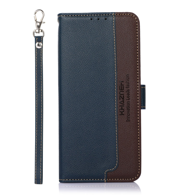 For Xiaomi Redmi K70 5G / K70 Pro 5G KHAZNEH Litchi Texture Leather RFID Phone Case(Blue) - Xiaomi Cases by PMC Jewellery | Online Shopping South Africa | PMC Jewellery | Buy Now Pay Later Mobicred