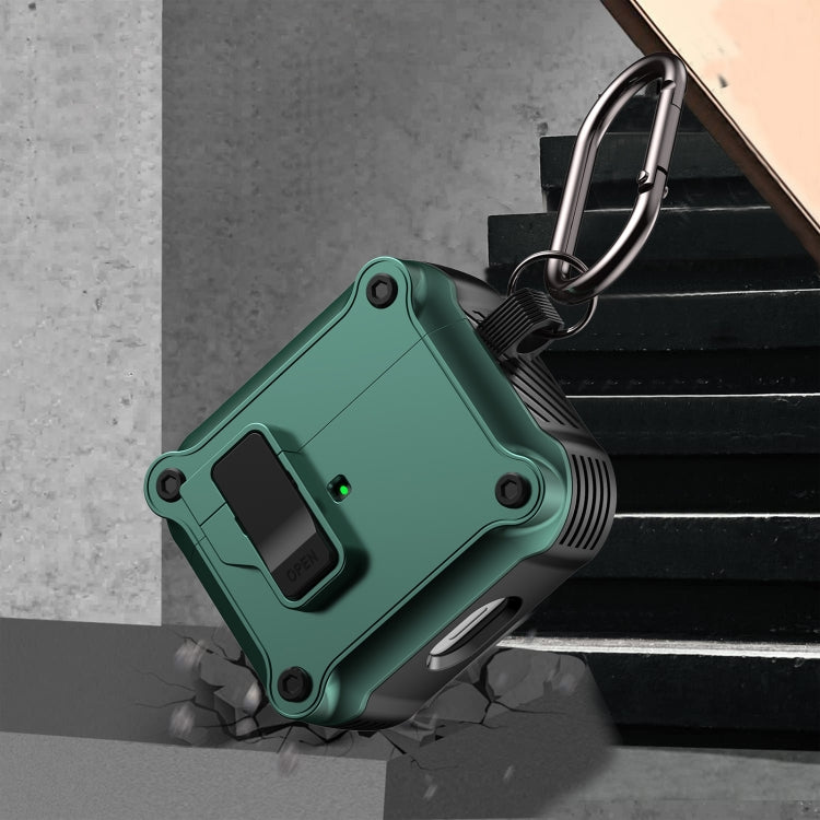 For AirPods 3 Eagle Shockproof Earphone Protective Case with Switch(Pink) - For AirPods 3 by PMC Jewellery | Online Shopping South Africa | PMC Jewellery | Buy Now Pay Later Mobicred