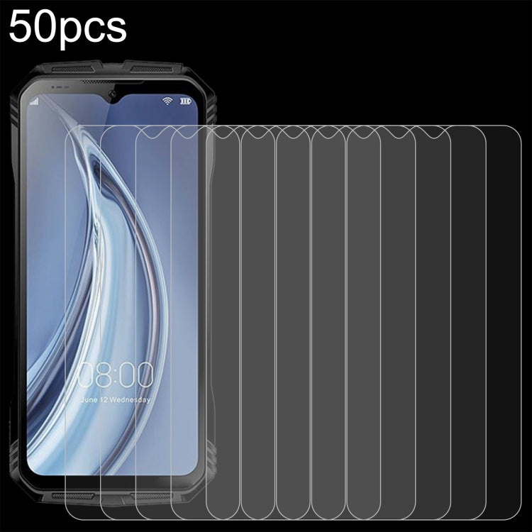 For Doogee S100 Pro 50 PCS 0.26mm 9H 2.5D Tempered Glass Film - Motorola Tempered Glass by PMC TechLife | Online Shopping South Africa | PMC TechLife | Buy Now Pay Later Mobicred