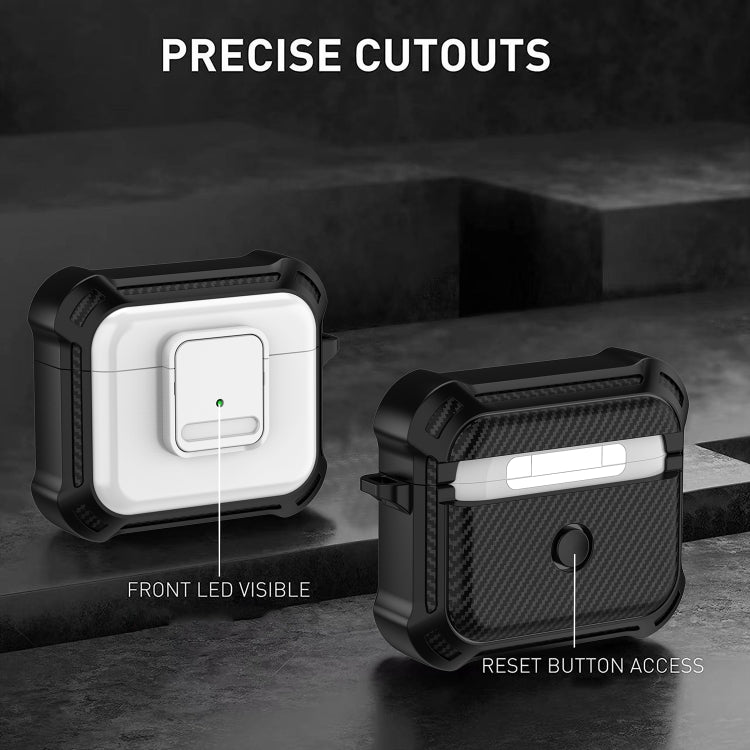 For AirPods 3 TPU + PC Shockproof Earphone Protective Case with Switch(Green) - free shipping - PMC Jewellery - Order now!