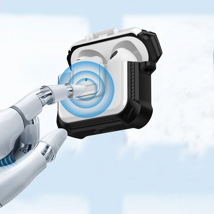 For AirPods 3 TPU + PC Shockproof Earphone Protective Case with Switch(Green) - free shipping - PMC Jewellery - Order now!