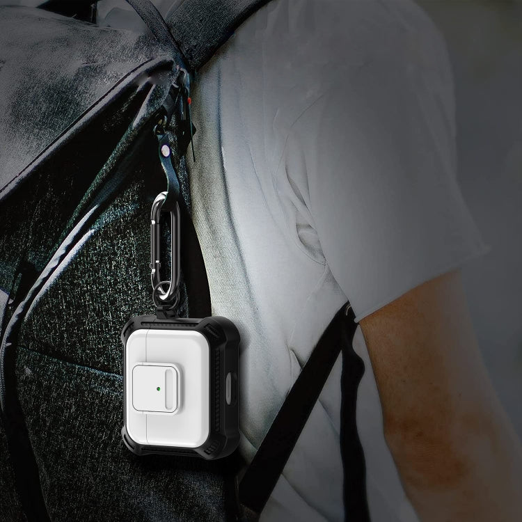 For AirPods 3 TPU + PC Shockproof Earphone Protective Case with Switch(Green) - free shipping - PMC Jewellery - Order now!