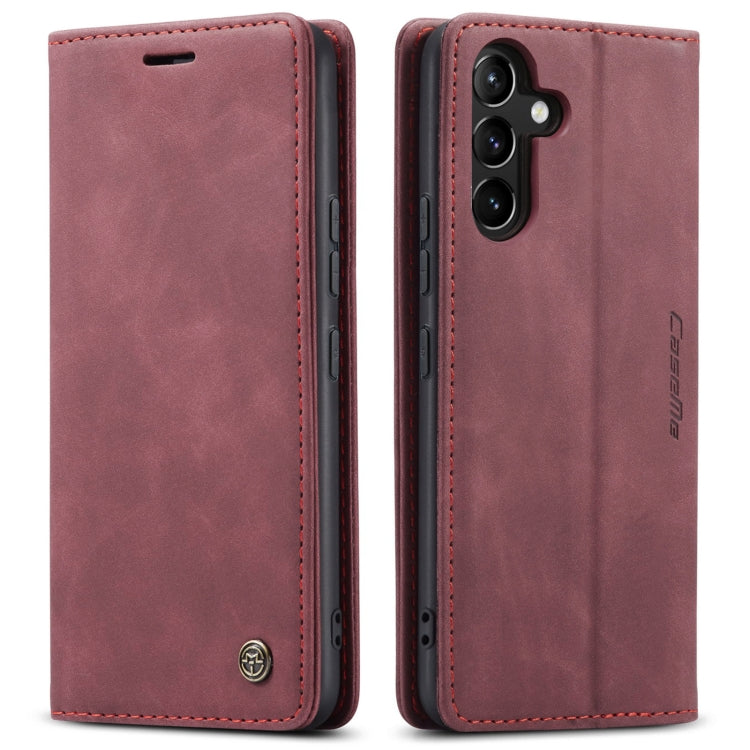 For Samsung Galaxy A54 CaseMe 013 Multifunctional Horizontal Flip Leather Phone Case(Wine Red) - free shipping - PMC TechLife - Order now!