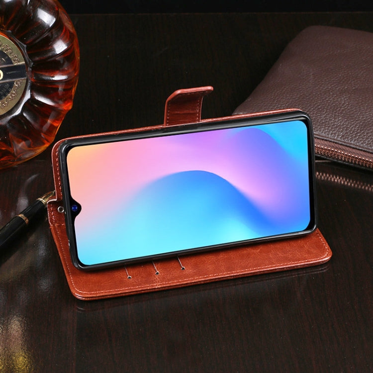 For Blackview A60 Pro idewei Crazy Horse Texture Horizontal Flip Leather Case with Holder & Card Slots & Wallet(Rose Red) - free shipping - PMC TechLife - Order now!