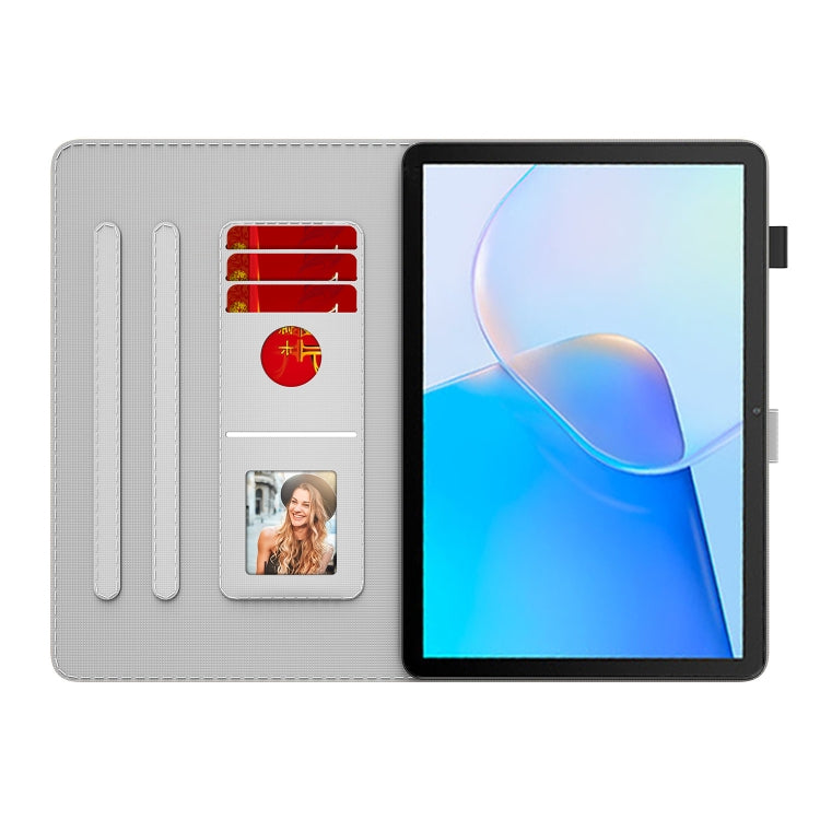 For Huawei MatePad SE Watercolor Pattern Flip Leather Tablet Case(Autumn Leaves) - Huawei by PMC TechLife | Online Shopping South Africa | PMC TechLife | Buy Now Pay Later Mobicred