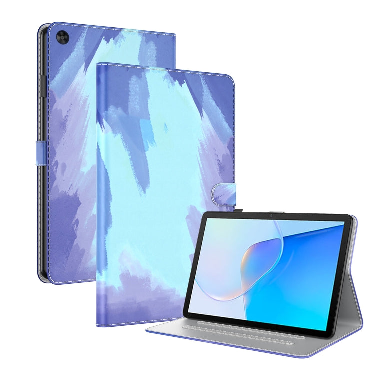 For Huawei MatePad SE Watercolor Pattern Flip Leather Tablet Case(Winter Snow) - Huawei by PMC TechLife | Online Shopping South Africa | PMC TechLife | Buy Now Pay Later Mobicred