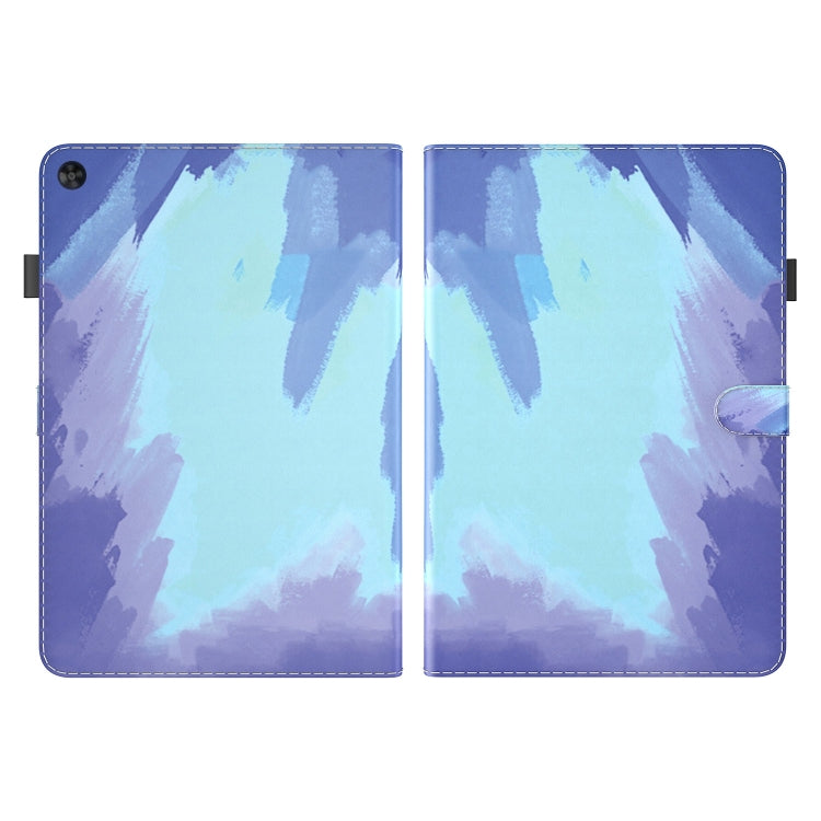 For Huawei MatePad SE Watercolor Pattern Flip Leather Tablet Case(Winter Snow) - Huawei by PMC TechLife | Online Shopping South Africa | PMC TechLife | Buy Now Pay Later Mobicred