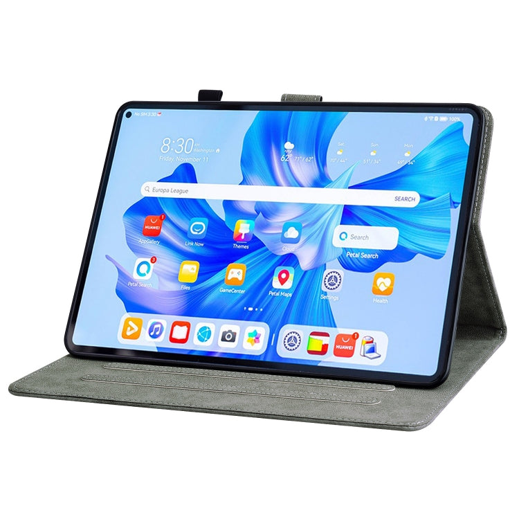 For Huawei MatePad Pro 11 2022 Tiger Pattern Flip Leather Tablet Case(Dark Blue) - Huawei by PMC TechLife | Online Shopping South Africa | PMC TechLife | Buy Now Pay Later Mobicred