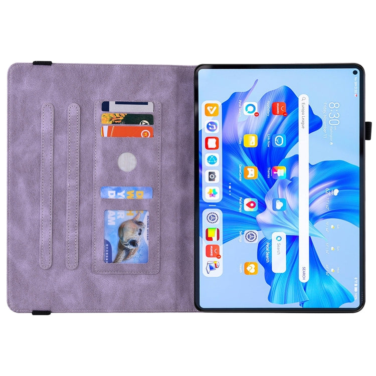 For Huawei MatePad Pro 11 2022 Butterfly Flower Embossed Leather Tablet Case(Purple) - free shipping - PMC TechLife - Order now!