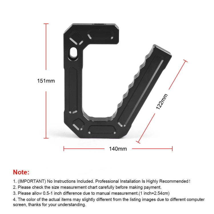 For Jeep Wrangler JK 2007-2018 Car Modification Aluminum Interior Handle(Blue) - Door Handles by PMC TechLife | Online Shopping South Africa | PMC TechLife | Buy Now Pay Later Mobicred