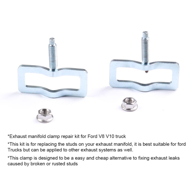 For Ford V8 V10 Car Modified Exhaust Manifold Clips - Booster Cable & Clip by PMC TechLife | Online Shopping South Africa | PMC TechLife | Buy Now Pay Later Mobicred