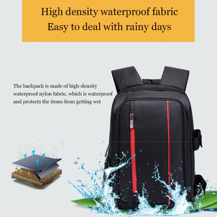 Outdoor Camera Backpack Waterproof Photography Camera Shoulders Bag, Size:45x32x18cm(Orange) - Backpack by PMC TechLife | Online Shopping South Africa | PMC TechLife | Buy Now Pay Later Mobicred