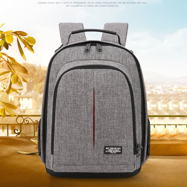Small Waterproof Camera Backpack Shoulders SLR Camera Bag(Black) - Backpack by PMC TechLife | Online Shopping South Africa | PMC TechLife | Buy Now Pay Later Mobicred