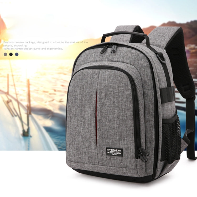 Small Waterproof Camera Backpack Shoulders SLR Camera Bag(Black) - Backpack by PMC TechLife | Online Shopping South Africa | PMC TechLife | Buy Now Pay Later Mobicred