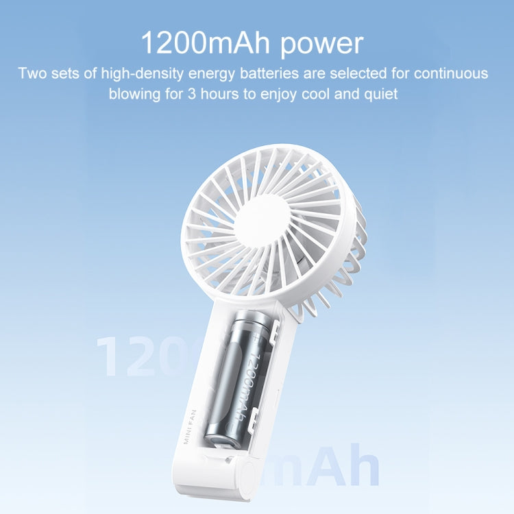 WT-F58 Hanging Neck Handheld Electric Fan(White) - Electric Fans by PMC TechLife | Online Shopping South Africa | PMC TechLife | Buy Now Pay Later Mobicred