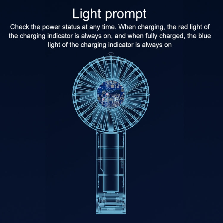 WT-F58 Hanging Neck Handheld Electric Fan(White) - Electric Fans by PMC TechLife | Online Shopping South Africa | PMC TechLife | Buy Now Pay Later Mobicred