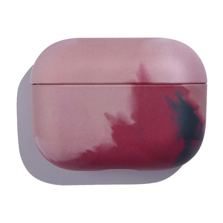 For AirPods 3 Ink Painting Water Sticker PC Earphone Case(Ink Fuchsia) - For AirPods 3 by PMC Jewellery | Online Shopping South Africa | PMC Jewellery | Buy Now Pay Later Mobicred
