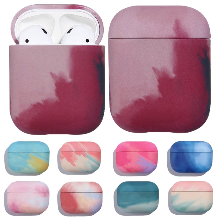 For AirPods 1 / 2 Ink Painting Water Sticker PC Earphone Case(Ink Powder) - For AirPods 1/2 by PMC Jewellery | Online Shopping South Africa | PMC Jewellery | Buy Now Pay Later Mobicred