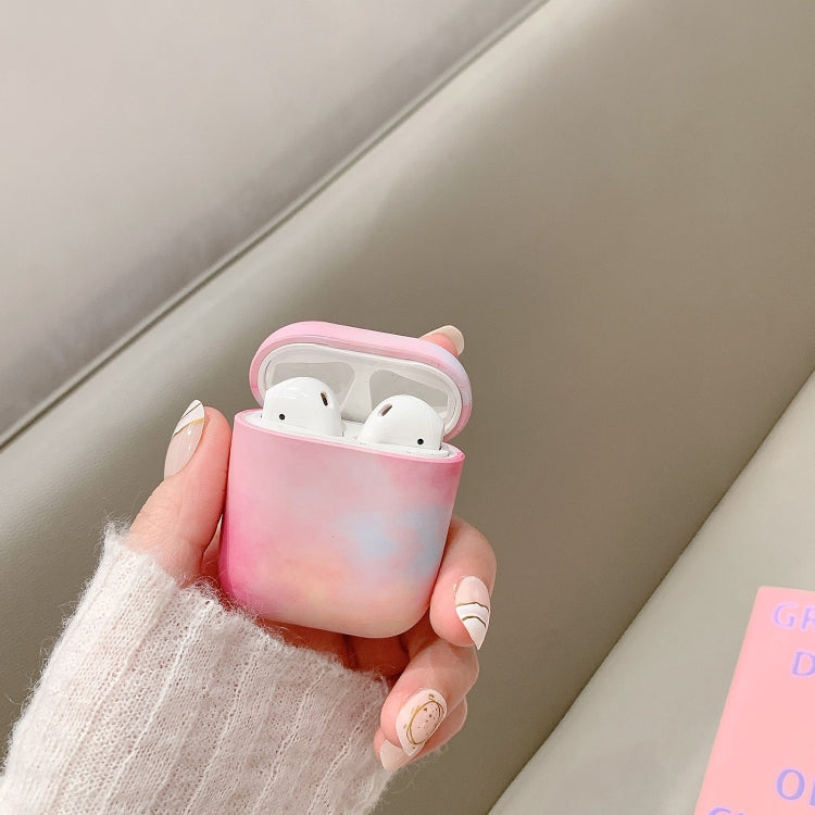 For AirPods 1 / 2 Ink Painting Water Sticker PC Earphone Case(Ink Yellow) - For AirPods 1/2 by PMC Jewellery | Online Shopping South Africa | PMC Jewellery | Buy Now Pay Later Mobicred