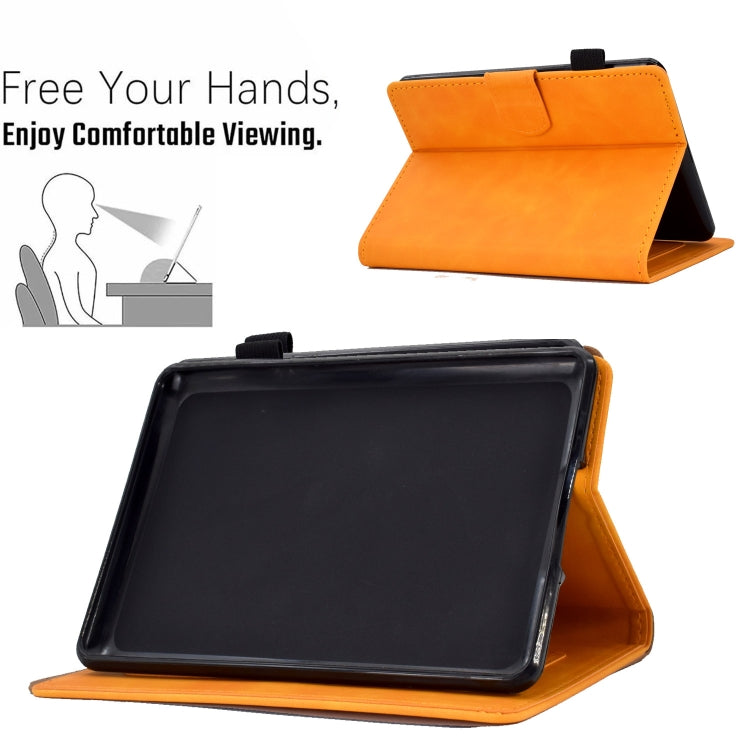 For Amazon Kindle Paperwhite 5 Peony Butterfly Embossed Leather Smart Tablet Case(Khaki) - Amazon by PMC TechLife | Online Shopping South Africa | PMC TechLife | Buy Now Pay Later Mobicred