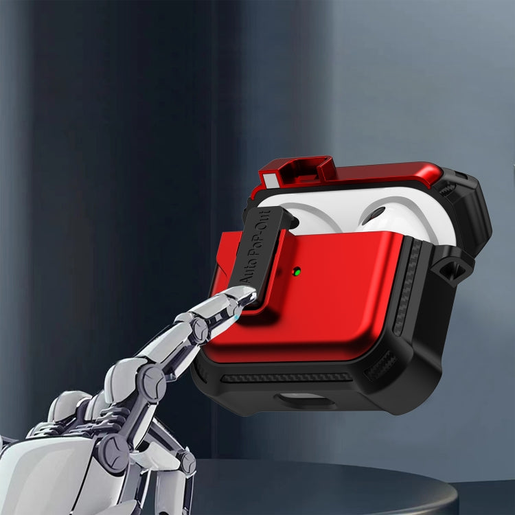 For AirPods 3 Signal Flag Wireless Earphones Case with Security Lock(Green) - For AirPods 3 by PMC Jewellery | Online Shopping South Africa | PMC Jewellery | Buy Now Pay Later Mobicred