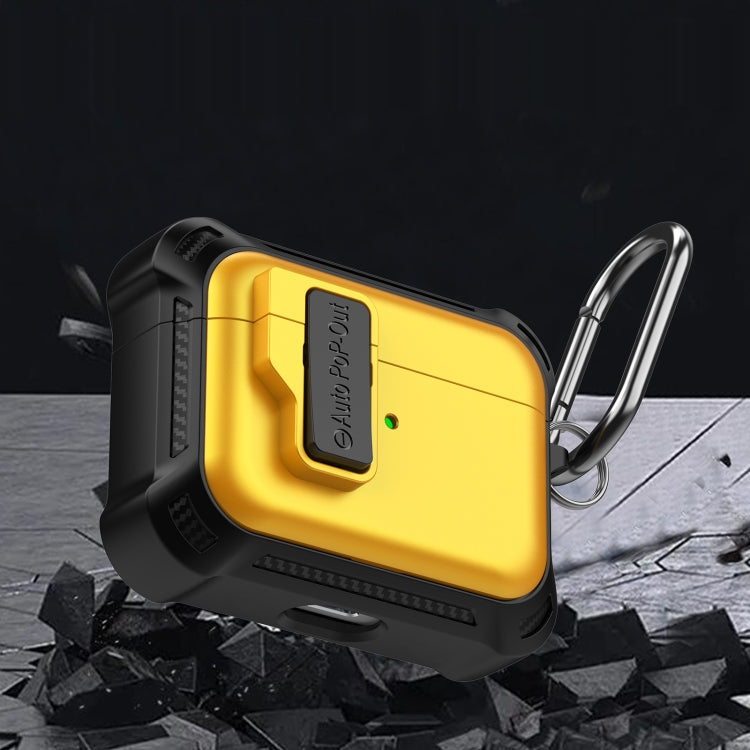 For AirPods Pro Signal Flag Wireless Earphones Case with Security Lock(Blue) - For AirPods Pro by PMC Jewellery | Online Shopping South Africa | PMC Jewellery | Buy Now Pay Later Mobicred