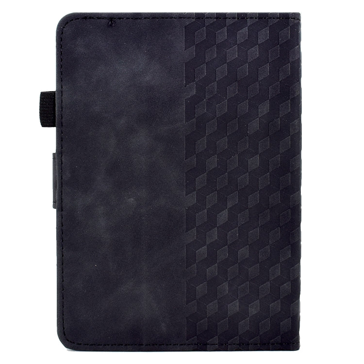 For Amazon Kindle PaperWhite 4 / 3 / 2 / 1 Rhombus Embossed Leather Tablet Case(Black) - Amazon by PMC TechLife | Online Shopping South Africa | PMC TechLife | Buy Now Pay Later Mobicred