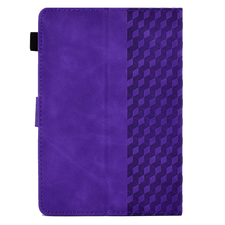For 10.0 inch Universal Tablet Rhombus Embossed Leather Case(Purple) - 10 - 11 inch by PMC TechLife | Online Shopping South Africa | PMC TechLife | Buy Now Pay Later Mobicred
