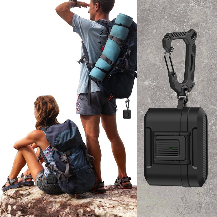 For AirPods Pro 2 Earphone TPU + PC Protective Case(Purple) - For AirPods Pro 2 by PMC Jewellery | Online Shopping South Africa | PMC Jewellery | Buy Now Pay Later Mobicred