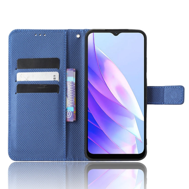 For Blackview A52 Diamond Texture Leather Phone Case(Blue) - More Brand by PMC TechLife | Online Shopping South Africa | PMC TechLife | Buy Now Pay Later Mobicred