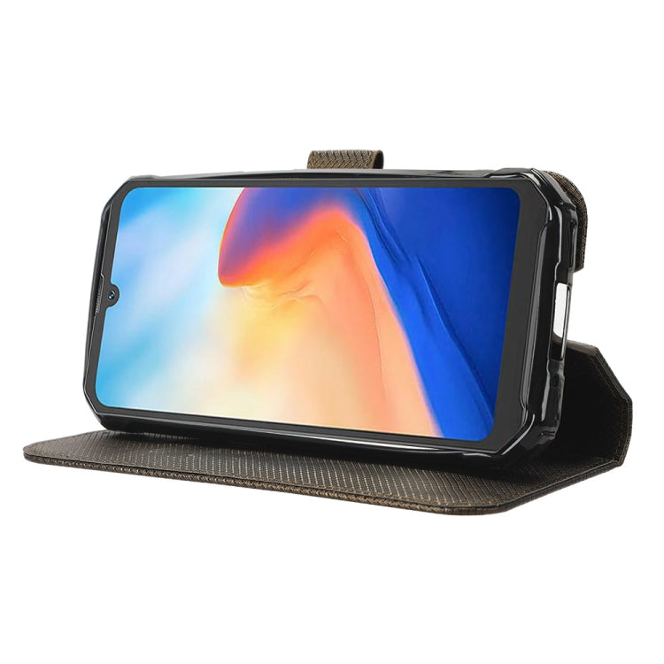 For Blackview BV7200 Diamond Texture Leather Phone Case(Brown) - More Brand by PMC TechLife | Online Shopping South Africa | PMC TechLife | Buy Now Pay Later Mobicred