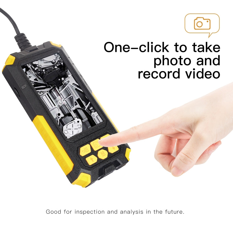 P50 4.5 inch Dual Camera with Screen Endoscope, Length:2m Hard Line(5.5mm) - free shipping - PMC Jewellery - Order now!