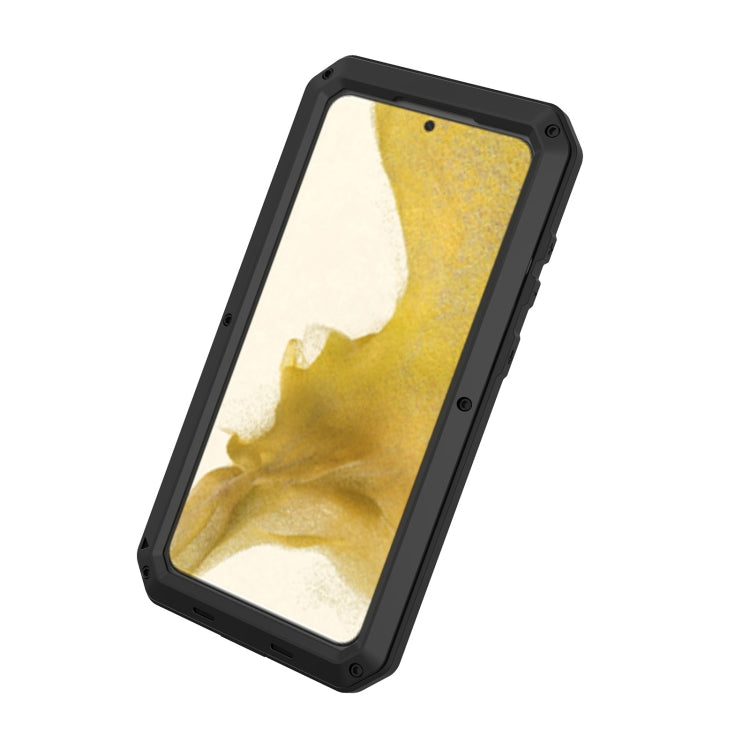 For Samsung Galaxy S23 5G RedPepper 360 Full Body Rugged Metal Life Waterproof Phone Case(Black) - Galaxy S23 5G Cases by RedPepper | Online Shopping South Africa | PMc TechLife | Buy Now Pay Later Mobicred
